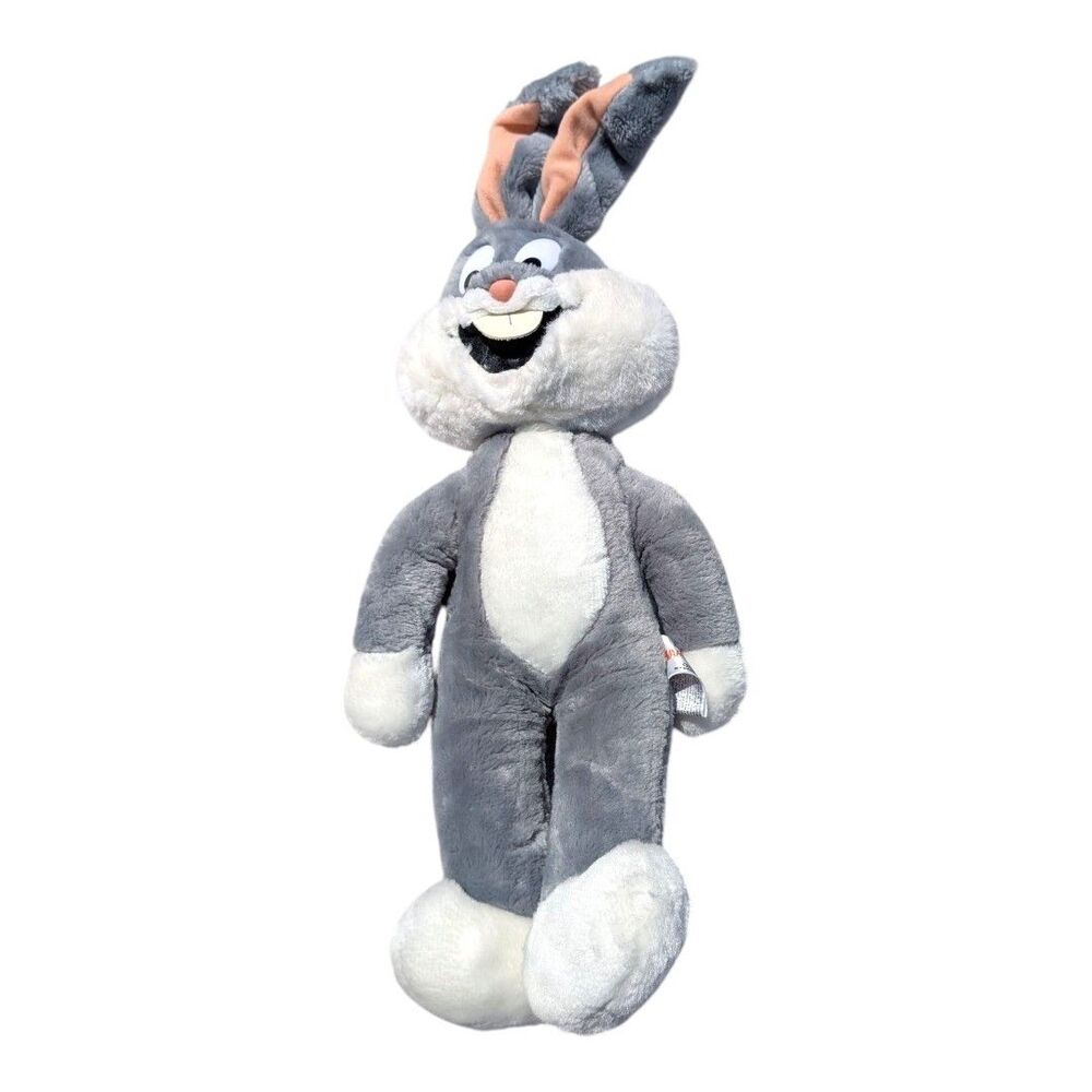 Bugs Bunny Vintage Plush 20” Warner Bros Buck Tooth Rabbit Looney Tunes Toy